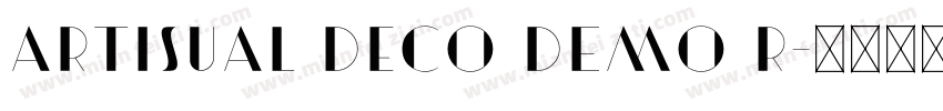 Artisual Deco DEMO R字体转换